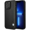 Чохол BMW для iPhone 14 Pro Leather Blue Dots Black (BMHCP14L22RBDK)