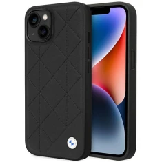 Чохол BMW Leather Quilted для iPhone 14 | 13 Black (BMHCP14S22RQDK)
