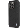 Чохол BMW для iPhone 14 Pro Leather Quilted Black (BMHCP14L22RQDK)