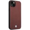 Чохол BMW для iPhone 14 | 13 Leather Diamond Pattern Burgundy (BMHCP14S22RFGR)