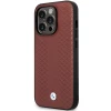 Чохол BMW для iPhone 14 Pro Leather Diamond Pattern Burgundy (BMHCP14L22RFGR)