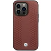 Чохол BMW для iPhone 14 Pro Max Leather Diamond Pattern Burgundy (BMHCP14X22RFGR)