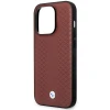 Чохол BMW для iPhone 14 Pro Max Leather Diamond Pattern Burgundy (BMHCP14X22RFGR)