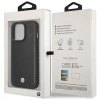 Чехол BMW Leather Diamond Pattern для iPhone 14 Pro Black (BMHCP14L22RFGK)