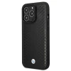 Чехол BMW Leather Diamond Pattern для iPhone 14 Pro Black (BMHCP14L22RFGK)