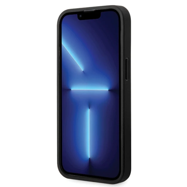 Чехол BMW Leather Diamond Pattern для iPhone 14 Pro Black (BMHCP14L22RFGK)