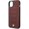 Чохол BMW для iPhone 14 | 13 Leather Seats Pattern Burgundy (BMHCP14S22RPSR)