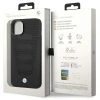 Чохол BMW для iPhone 14 | 13 Leather Seats Pattern Black (BMHCP14S22RPSK)