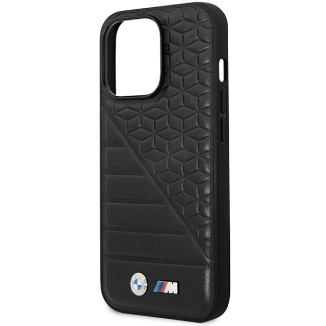 Чохол BMW для iPhone 14 Pro Bi Pattern Black (BMHCP14L22PMGK)