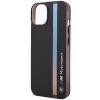 Чохол BMW IML Tricolor Stripe для iPhone 14 | 13 Black (BMHCP14S22HVGV)
