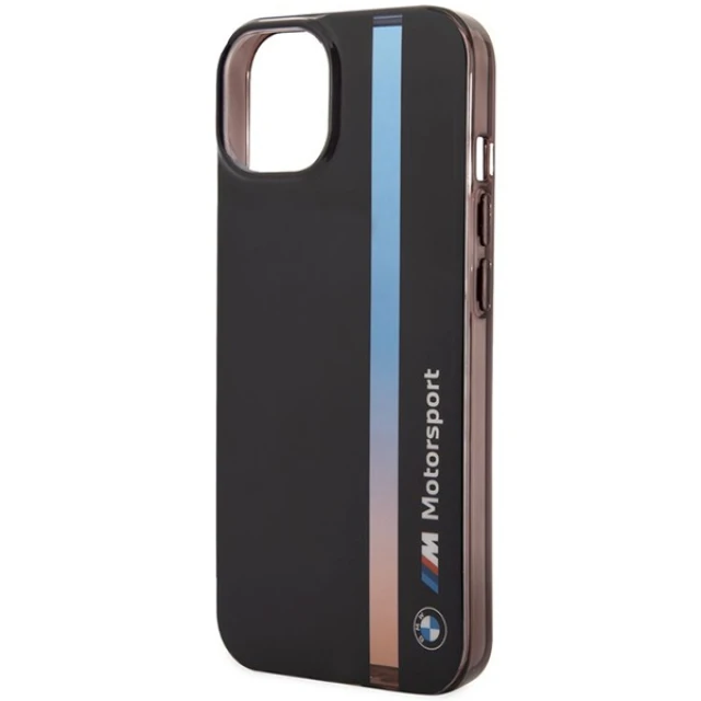 Чохол BMW IML Tricolor Stripe для iPhone 14 | 13 Black (BMHCP14S22HVGV)