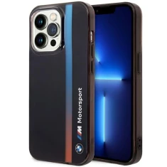 Чохол BMW IML Tricolor Stripe для iPhone 14 Pro Black (BMHCP14L22HVGV)