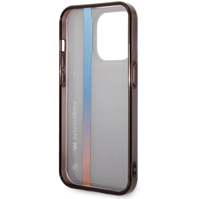 Чохол BMW IML Tricolor Stripe для iPhone 14 Pro Black (BMHCP14L22HVGV)