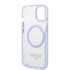 Чохол Guess Gold Outline Translucent для iPhone 14 | 13 Purple with MagSafe (GUHMP14SHTCMU)