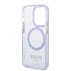 Чохол Guess Gold Outline Translucent для iPhone 14 Pro Max Purple with MagSafe (GUHMP14XHTCMU)