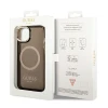Чохол Guess Gold Outline Translucent для iPhone 14 | 13 Black with MagSafe (GUHMP14SHTCMK)