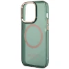 Чохол Guess Gold Outline Translucent для iPhone 14 Pro Max Khaki with MagSafe (GUHMP14XHTCMA)