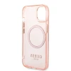 Чохол Guess Gold Outline Translucent для iPhone 14 Plus Pink with MagSafe (GUHMP14MHTCMP)