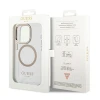 Чохол Guess Metal Outline для iPhone 14 Pro Gold with MagSafe (GUHMP14LHTRMD)