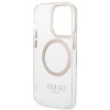 Чохол Guess Metal Outline для iPhone 14 Pro Max Gold with MagSafe (GUHMP14XHTRMD)