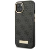Чохол Guess 4G Logo Plate для iPhone 14 Plus Black with MagSafe (GUHMP14MU4GPRK)