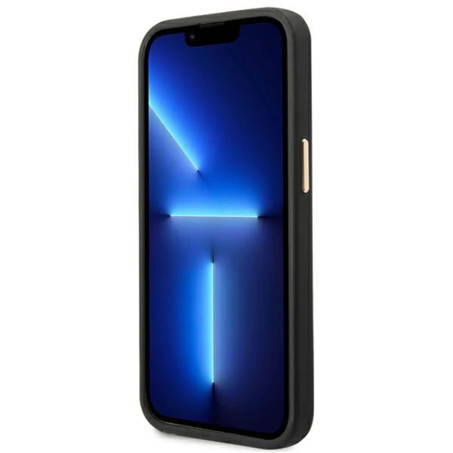 Чохол Guess 4G Logo Plate для iPhone 14 Plus Black with MagSafe (GUHMP14MU4GPRK)