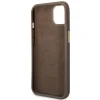Чохол Guess 4G Logo Plate для iPhone 14 | 13 Brown with MagSafe (GUHMP14SU4GPRW)