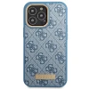Чохол Guess 4G Logo Plate для iPhone 14 Pro Blue with MagSafe (GUHMP14LU4GPRB)