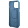 Чохол Guess 4G Logo Plate для iPhone 14 Pro Blue with MagSafe (GUHMP14LU4GPRB)
