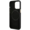 Чохол Guess Peony Logo Plate Collection для iPhone 14 Pro Max Black with MagSafe (GUHMP14XSAPSTK)