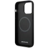 Чехол Mercedes Leather Curved Lines для iPhone 14 Pro Max Black with MagSafe (AMHMP14XOSDBK)