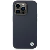Чохол BMW для iPhone 14 Pro Max Silicone Metal Logo Navy with MagSafe (BMHMP14XSILNA)