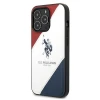 Чохол U.S. Polo Assn. Tricolor Embossed для iPhone 14 Pro Max White (USHCP14XPSO3)