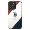 Чохол U.S. Polo Assn. Tricolor Embossed для iPhone 14 Pro Max White (USHCP14XPSO3)