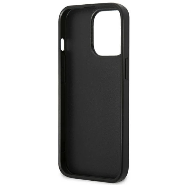 Чехол U.S. Polo Assn. Leather Stitch для iPhone 14 Pro Navy Blue (USHCP14LPFAV)