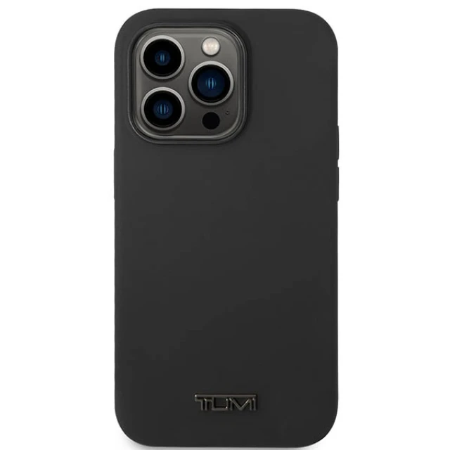 Чохол Tumi Liquid Silicone для iPhone 14 Pro Black (TUHCP14LSK)