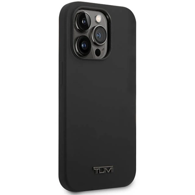 Чохол Tumi Liquid Silicone для iPhone 14 Pro Black (TUHCP14LSK)