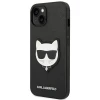 Чохол Karl Lagerfeld Saffiano Choupette Head Patch для iPhone 14 Plus Black (KLHCP14MSAPCHK)