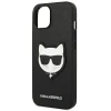 Чохол Karl Lagerfeld Saffiano Choupette Head Patch для iPhone 14 Plus Black (KLHCP14MSAPCHK)
