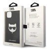 Чохол Karl Lagerfeld Saffiano Choupette Head Patch для iPhone 14 Plus Black (KLHCP14MSAPCHK)