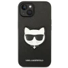 Чохол Karl Lagerfeld Saffiano Choupette Head Patch для iPhone 14 Plus Black (KLHCP14MSAPCHK)