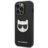 Чохол Karl Lagerfeld Saffiano Choupette Head Patch для iPhone 14 Pro Black (KLHCP14LSAPCHK)
