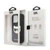 Чохол Karl Lagerfeld Saffiano Choupette Head Patch для iPhone 14 Pro Black (KLHCP14LSAPCHK)
