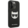 Чохол Karl Lagerfeld Saffiano Choupette Head Patch для iPhone 14 Pro Black (KLHCP14LSAPCHK)