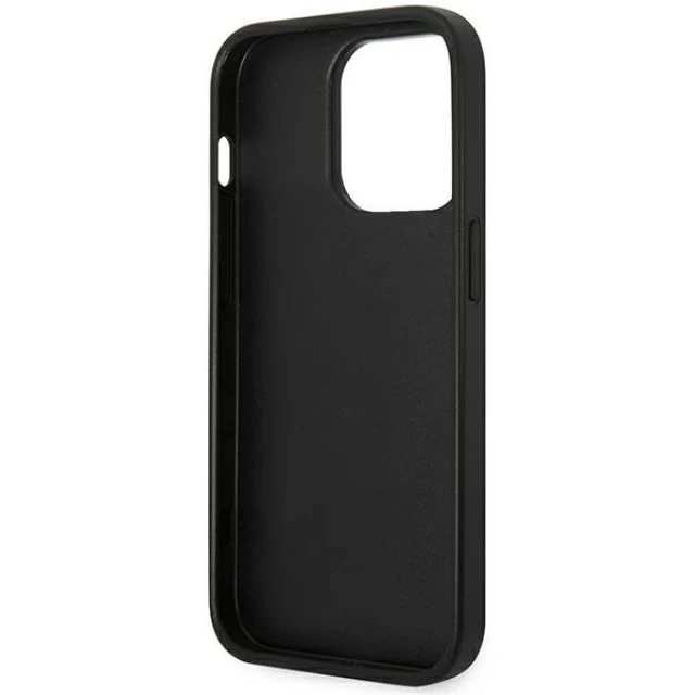 Чохол Karl Lagerfeld Saffiano Choupette Head Patch для iPhone 14 Pro Black (KLHCP14LSAPCHK)
