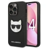 Чохол Karl Lagerfeld Saffiano Choupette Head Patch для iPhone 14 Pro Max Black (KLHCP14XSAPCHK)