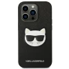 Чохол Karl Lagerfeld Saffiano Choupette Head Patch для iPhone 14 Pro Max Black (KLHCP14XSAPCHK)