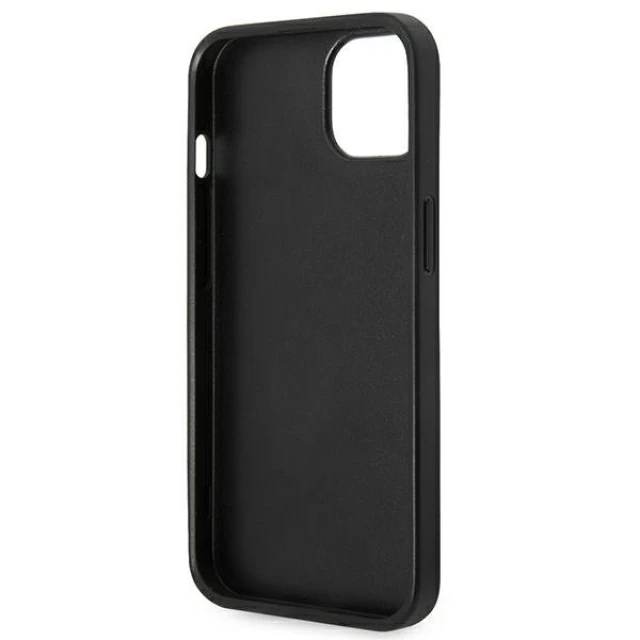 Чохол Karl Lagerfeld Saffiano Choupette Head Patch для iPhone 14 | 13 Silver (KLHCP14SSAPCHG)