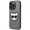 Чохол Karl Lagerfeld Saffiano Choupette Head Patch для iPhone 14 Pro Silver (KLHCP14LSAPCHG)