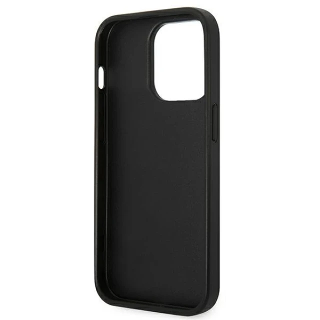 Чохол Karl Lagerfeld Saffiano Choupette Head Patch для iPhone 14 Pro Silver (KLHCP14LSAPCHG)